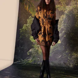 Vero Moda Animal Print A-Line Dress-picture-12