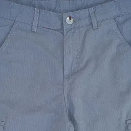Pantaloons Junior Boys Amparo Blue Cotton Solid Shorts image 2