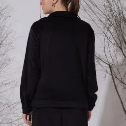 NEUDIS Black Corduroy Solid Jacket image 2