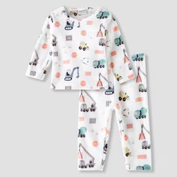 Juniors by Babyshop Boys Printed T-shirt With Pyjamas-picture-31