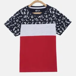 3PIN Kids Multi Cotton Printed T-Shirt Pack Of 2 image 4