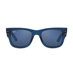 Ray-Ban 0RB0840S6638O451 Blue UV Protected Evolution Wayfarer Sunglasses image 1