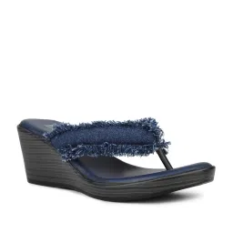 Inc.5 Women's Navy Thong Wedges image 2