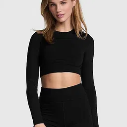 Victoria's Secret Women Skinny Fit High-Rise Cotton Biker Shorts-picture-12