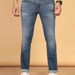 Wrangler Mid Blue Slim Fit Jeans-picture-26