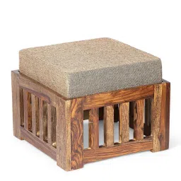 Ikiriya Palladio Solid Beige Wood Coffee Table Teak Finish image 2