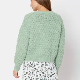 Vero Moda Green Textured Cardigan image 2