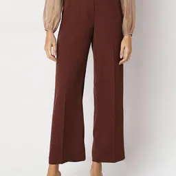 Vero Moda Women Straight Fit High-Rise Culottes Trousers-image-85