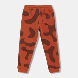 Blue Giraffe Boys Rust Printed 1 Sweatpant image 2