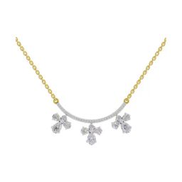 Sparkles Lab Grown Diamond 14k (585) Yellow Gold Necklace for Women-picture-21