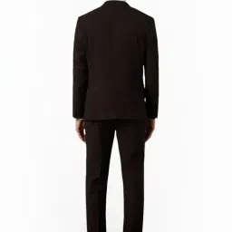 Van Heusen Brown Slim Fit Texture Two Piece Suit image 2