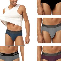 Freecultr Multi Comfort Fit Briefs - Pack of 5-picture-44
