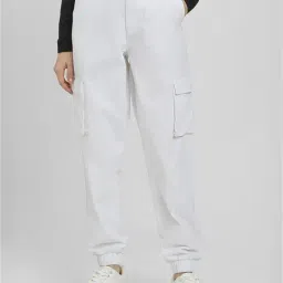 Forever 21 White Regular Fit Joggers-picture-27