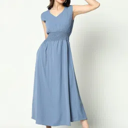 showoffff SHOWOFF Blue A-Line Dress image 2