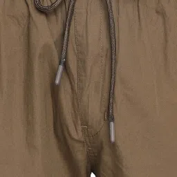 Cantabil Dark Olive Regular Fit Printed Trackpants image 4
