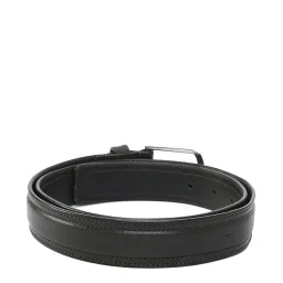 Aditi Wasan Black Leather Waist Belt for Men image 3