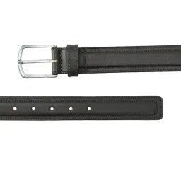Aditi Wasan Black Leather Waist Belt for Men image 4