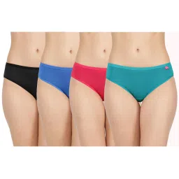 Dollar Missy Multicolor Cotton Hipster Panty (Pack  of 4) image 1