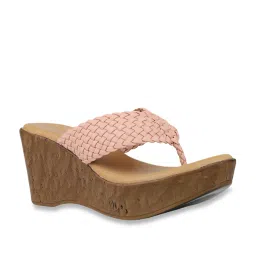 Inc.5 Women's Peach Thong Wedges image 2