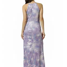 Allen Solly Purple Embellished Maxi Dress image 2