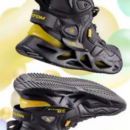 Atom Men's Chroma Kick Black Running Shoes-picture-8