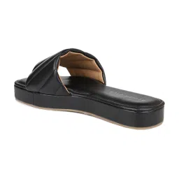 Design Crew Women's Black Casual Sandals image 5