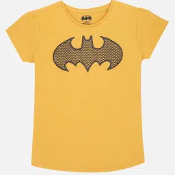 kidsville Batgirl Printed Tshirt For Kids Girls image 1