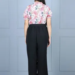 StyleStone Kids Multicolor Floral Print Jumpsuit image 2