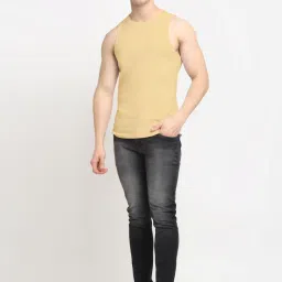 Friskers Multi Cotton Slim Fit Vest - Pack of 2 image 5