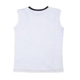 Palm Tree by Gini & Jony Kids Off White Printed T-Shirt image 2