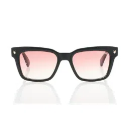 Shisen Fox Brown Gradient Square Unisex Sunglasses image 2