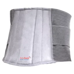 Accusure Lumbo Support Belt Lumbo Sacral Back Support- Ergonomic Design And Breathable  - Size-S image 1