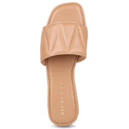 Design Crew Women's Beige Casual Sandals image 3