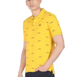 AD by Arvind Yellow Polo T-Shirt image 3