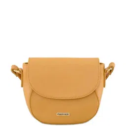 Fastrack Mustard Solid Small Sling Handbag for Women-picture-32