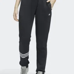 adidas Black Striped Sports Track Pants-image-88