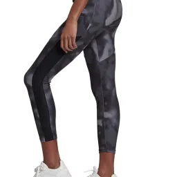 Adidas Black & Off White Printed Tights image 3