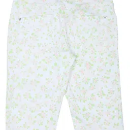 Gini & Jony Kids White Printed Pedal Pusher image 2