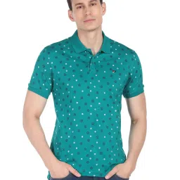 AD by Arvind Blue Polo T-Shirt image 1
