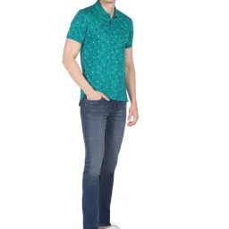 AD by Arvind Blue Polo T-Shirt image 5