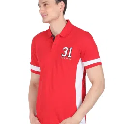 AD by Arvind Red Polo T-Shirt image 3