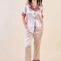 The Kaftan Company Beige Night Dress-picture-36