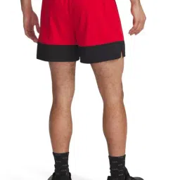 Under Armour Red Relaxed Fit Sports Shorts image 2