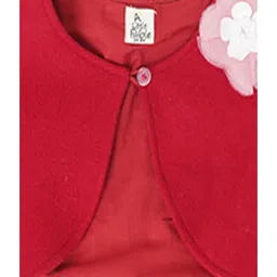 A Little Fable Kids Red Applique Full Sleeves Shurg image 3
