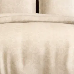 Spaces Beige Cotton Chintz Floral Printed 300 TC Double Bedsheet with 2 Pillow Covers image 5