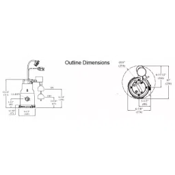 Dayton 1/2 hp Submersible Sump Pump 25 ft Maximum Head, 3YU73 image 2
