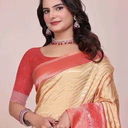 Moda Rapido Woven Design Zari Silk Cotton Saree-picture-13