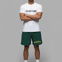 FFLIRTYGO Men Typography Running Shorts image 4
