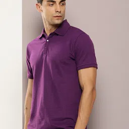 DILLINGER Men Polo Collar Honeycomb Structure T-shirt image 3