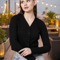 CORSICA Women Solid Cotton Rib Crop Top-picture-35
